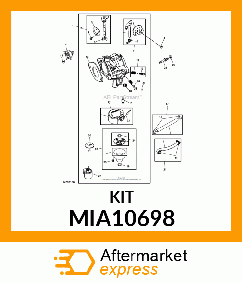 LINE, VACUUM, WITH CLAMPS MIA10698