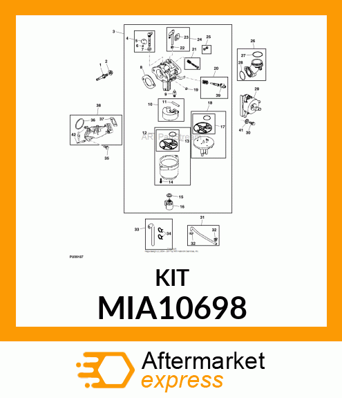 LINE, VACUUM, WITH CLAMPS MIA10698