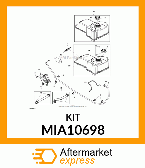 LINE, VACUUM, WITH CLAMPS MIA10698