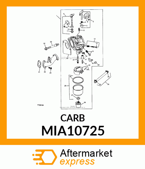 CARBURETOR MIA10725