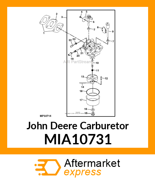 CARBURETOR, TAMER PROOF MIA10731