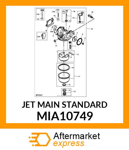 JET MAIN STANDARD MIA10749