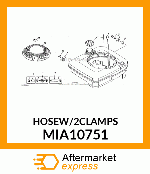 LINE FUEL (MOLDED) MIA10751