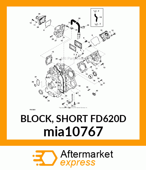 BLOCK, SHORT FD620D mia10767