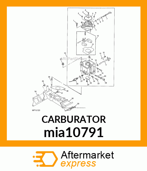 CARBURETOR mia10791