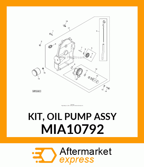 KIT, OIL PUMP ASSY MIA10792