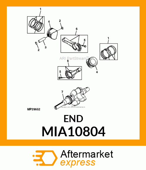 CONNECTING ROD MIA10804