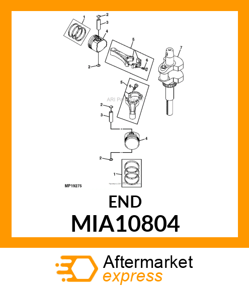 CONNECTING ROD MIA10804