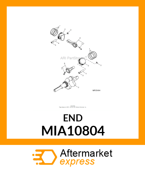 CONNECTING ROD MIA10804