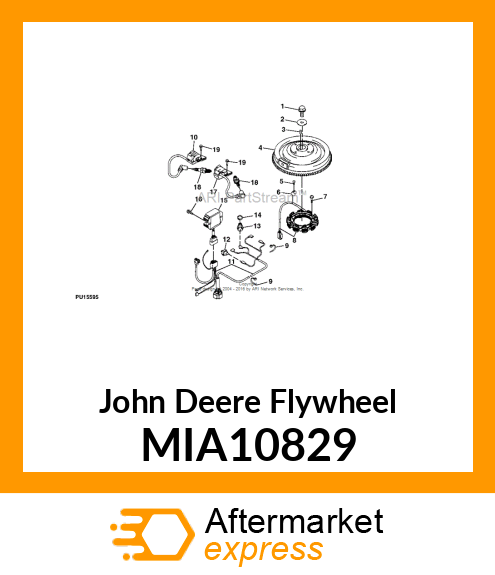 FLYWHEEL ASSY MIA10829