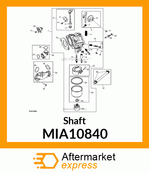 Shaft MIA10840