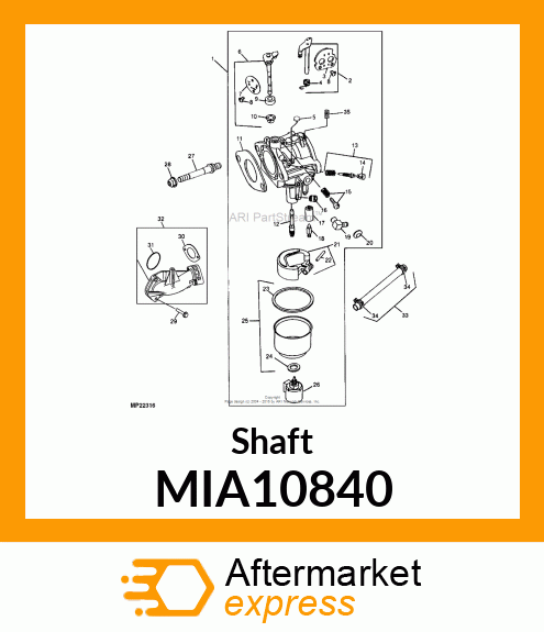 Shaft MIA10840