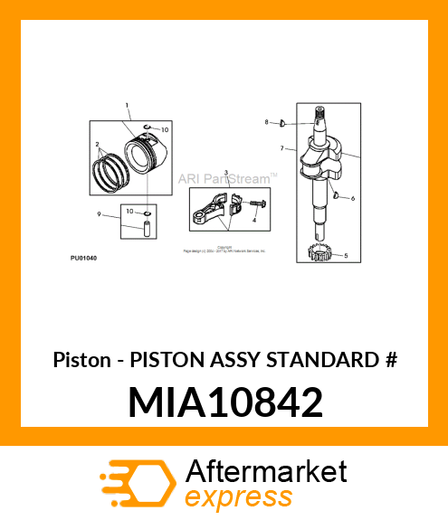 Piston MIA10842