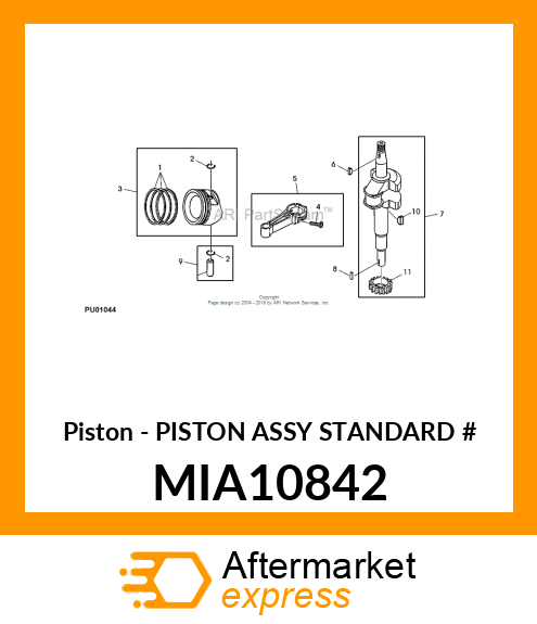 Piston MIA10842