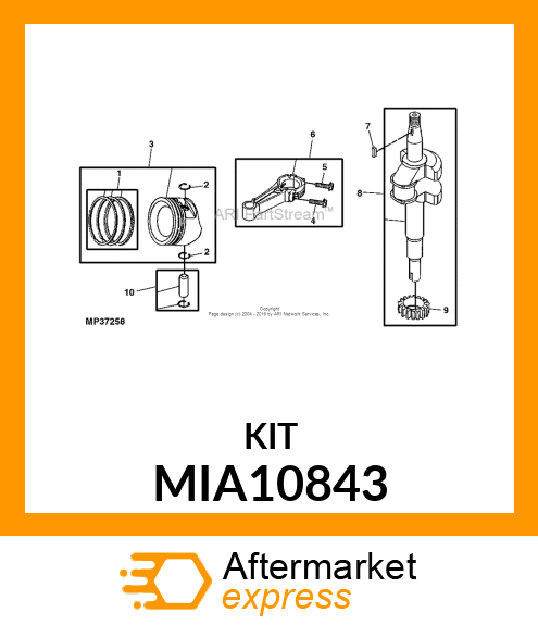 RING SET STD MIA10843