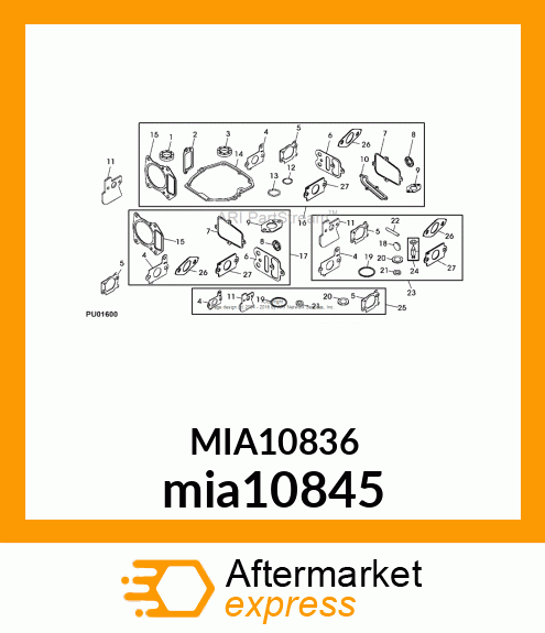 CARBURETOR KIT mia10845