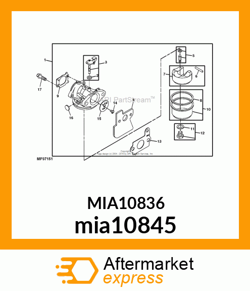 CARBURETOR KIT mia10845