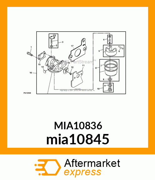 CARBURETOR KIT mia10845