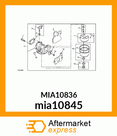 CARBURETOR KIT mia10845