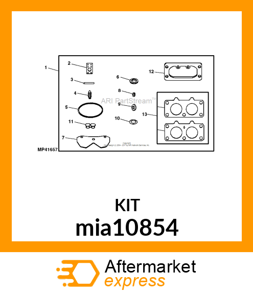 CARBURETOR KIT mia10854