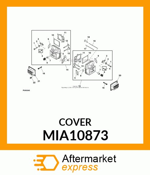 COVER, ROCKER ARM MIA10873