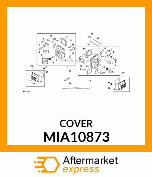 COVER, ROCKER ARM MIA10873