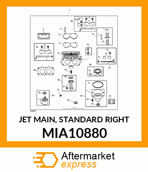 JET MAIN, STANDARD RIGHT MIA10880