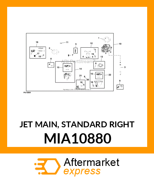 JET MAIN, STANDARD RIGHT MIA10880