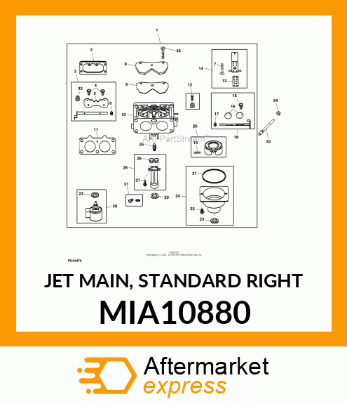 JET MAIN, STANDARD RIGHT MIA10880