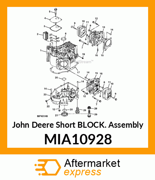 SHORT BLOCK MIA10928