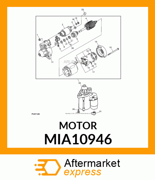 STARTER, ELECTRIC MIA10946