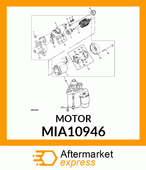 STARTER, ELECTRIC MIA10946