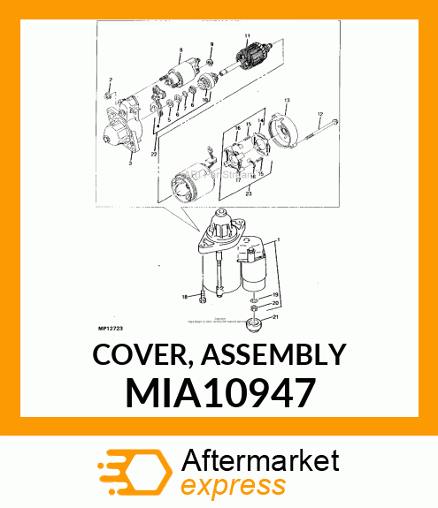 COVER, ASSEMBLY MIA10947