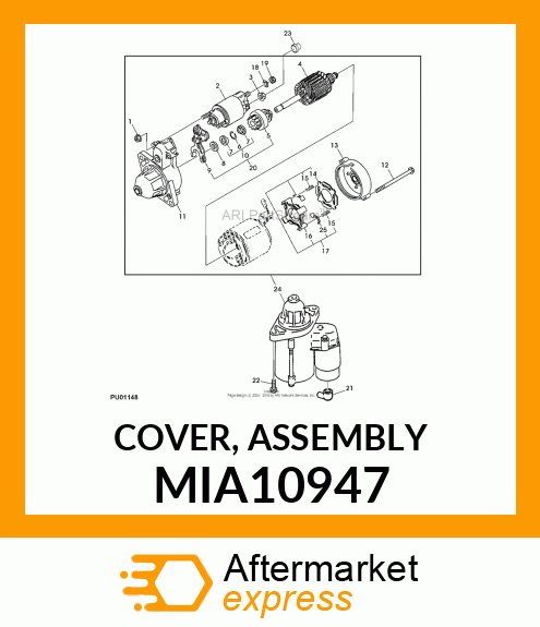 COVER, ASSEMBLY MIA10947