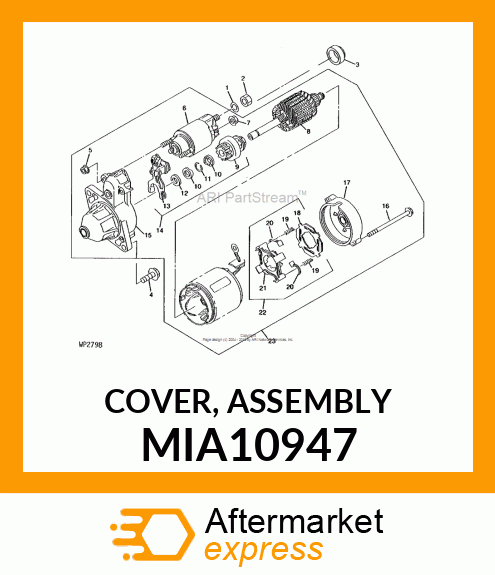 COVER, ASSEMBLY MIA10947