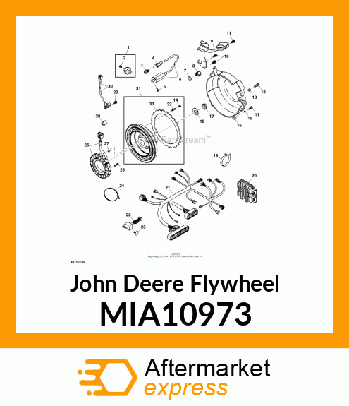 FLYWHEEL ASSEMBLY MIA10973