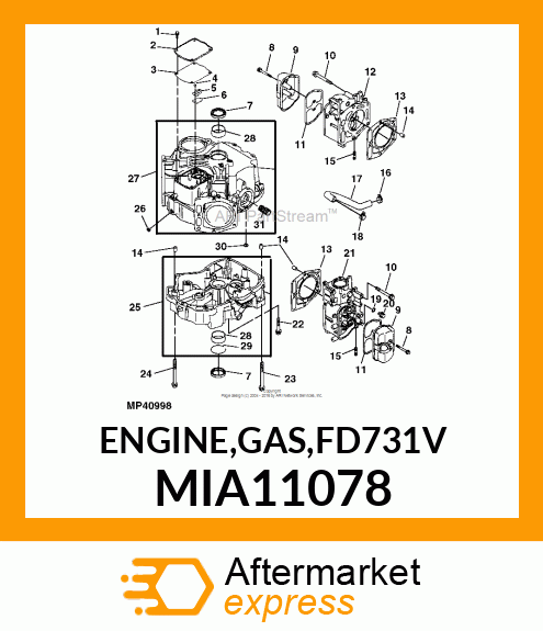 ENGINE,GAS,FD731V MIA11078