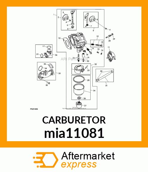 CARBURETOR mia11081