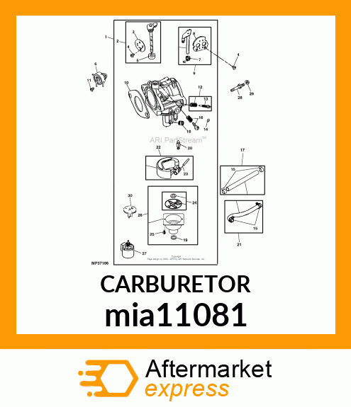 CARBURETOR mia11081