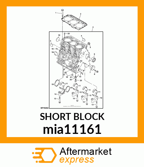 SHORT BLOCK mia11161