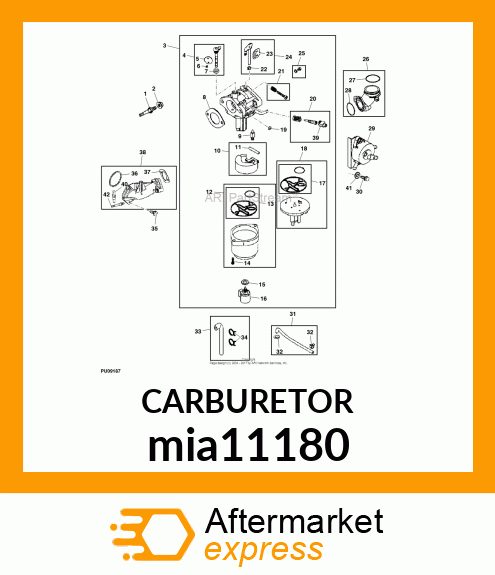 CARBURETOR mia11180