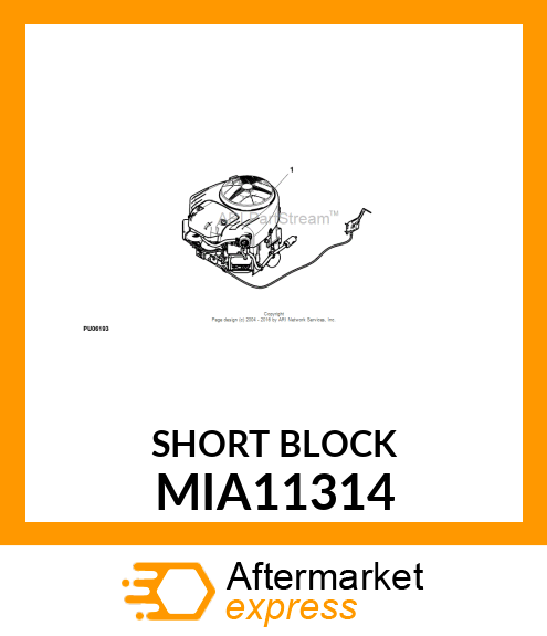 SHORT BLOCK MIA11314