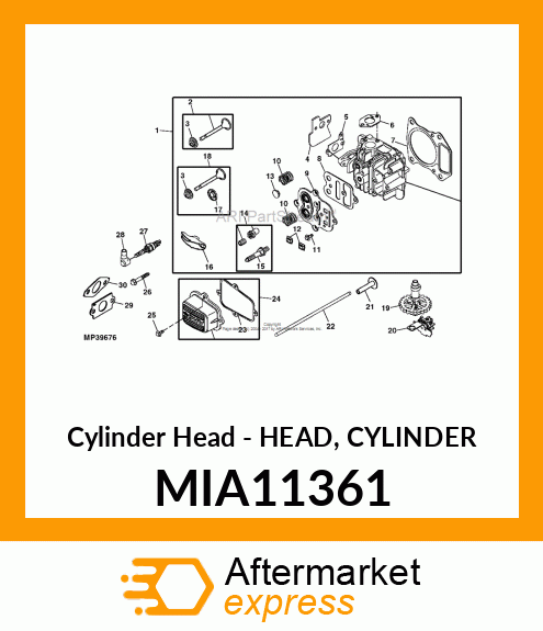 Cylinder Head MIA11361