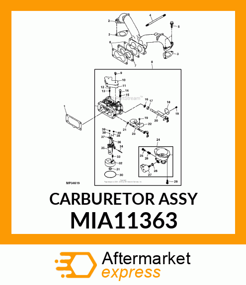 CARBURETOR MIA11363