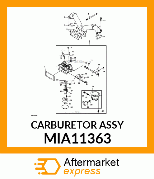 CARBURETOR MIA11363