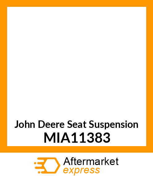 SEAT SUSPENSION, SEAT SUSPENSION, C MIA11383