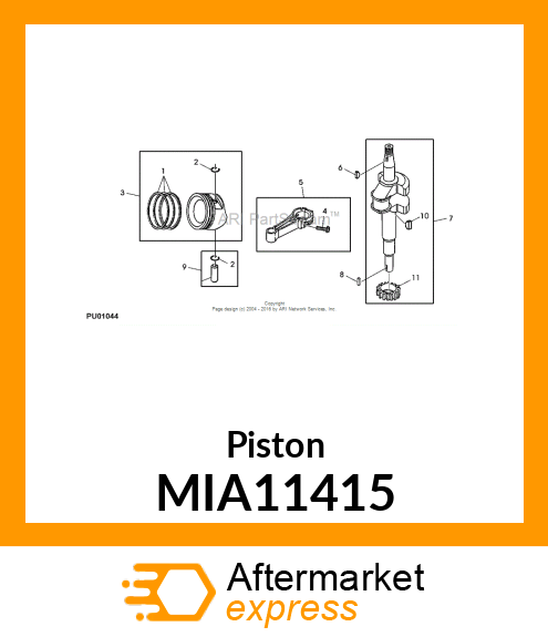 Piston MIA11415