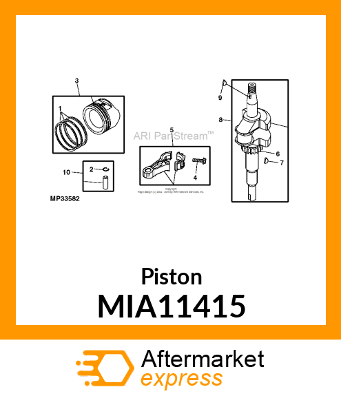 Piston MIA11415