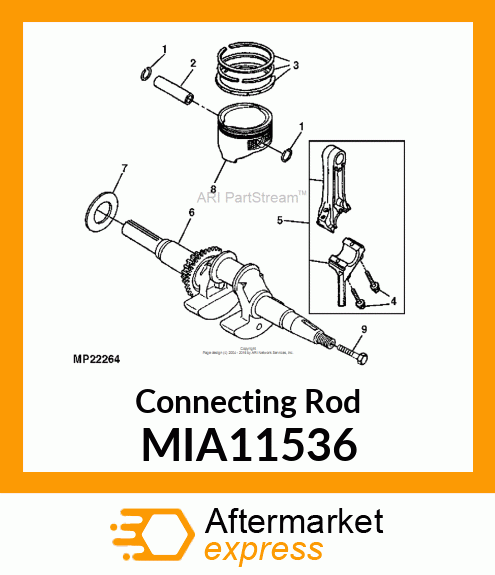 Connecting Rod MIA11536