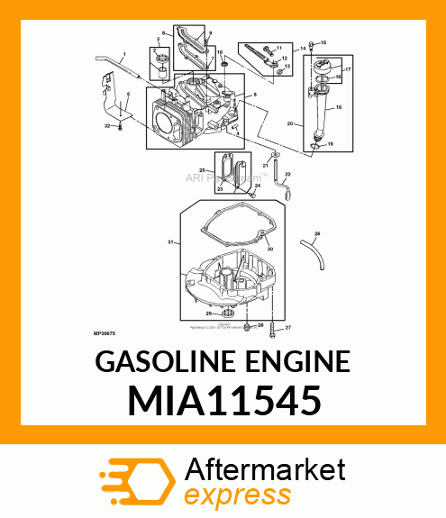 GASOLINE ENGINE MIA11545